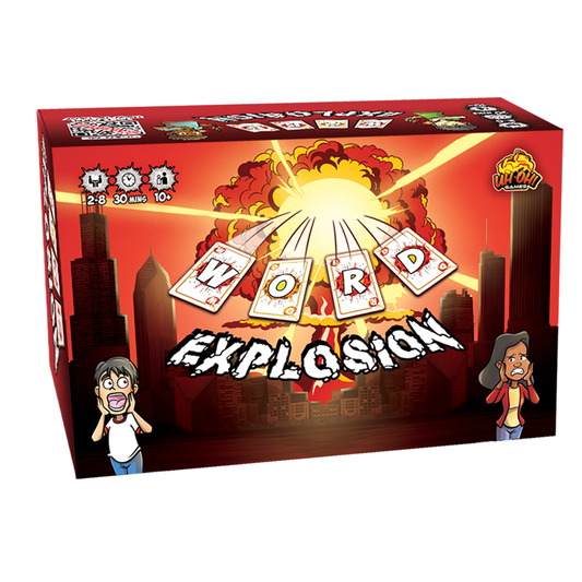 Word Explosion: Strategic Letter-Based Family-Friendly Party Game | Easy Game for Adults, Teens & Kids for Travel and Game Night| 2-8 Players, Ages 10+